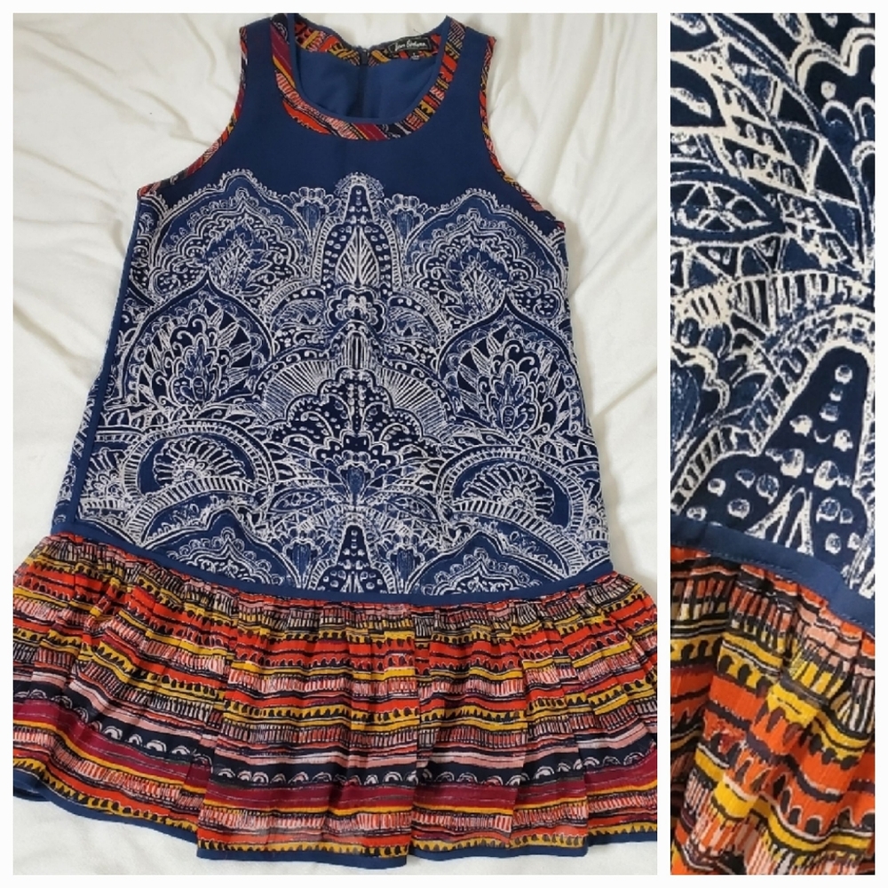NWOT Sam Edelman Ruffle Flounce Dress Size L